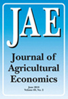 JOURNAL OF AGRICULTURAL ECONOMICS封面
